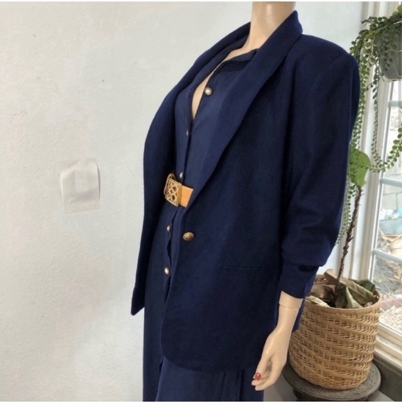 Fundamental things 100% pure new wool dark blue size:14 - Picture 5 of 15